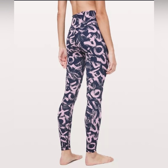 Lululemon Wunder Unders HR Tights 28” Graffiti Top Antoinette Luxtreme - Picture 1 of 4